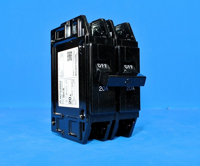 通販 | 三菱電機 分電盤用遮断器 互換性ブレーカ BH-K 2P 20A