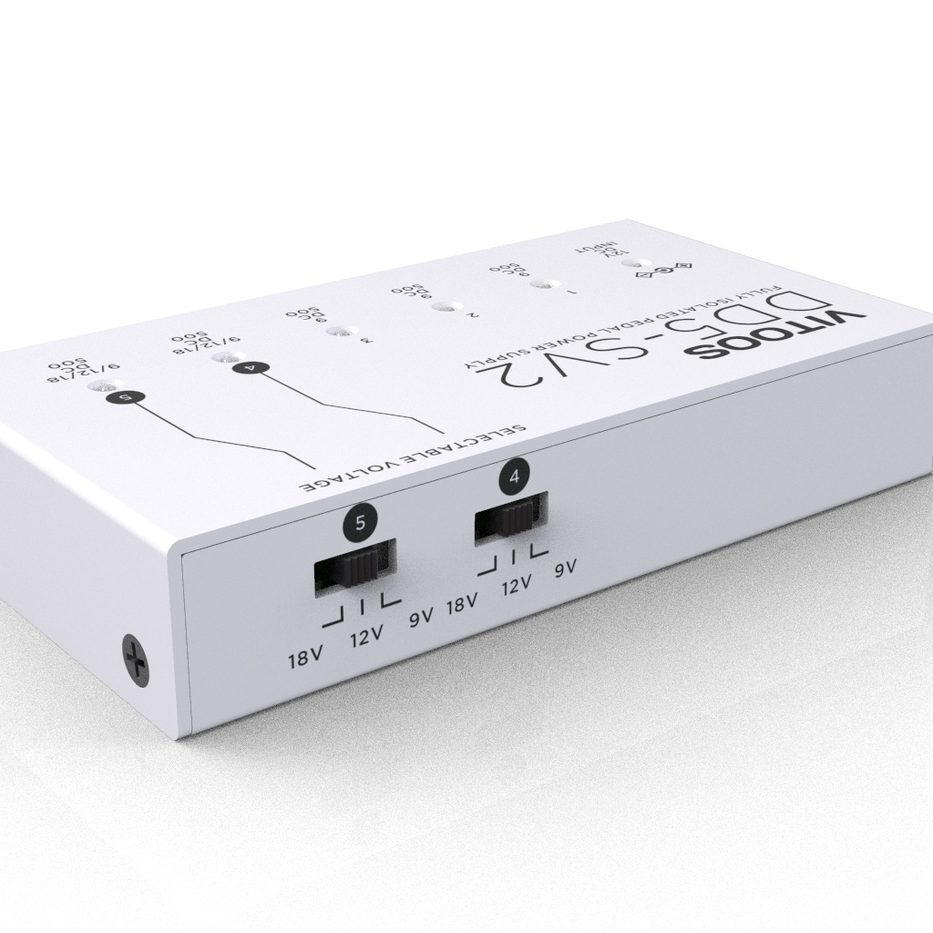 VITOOS DD5-SV2 effect pedal power supply fully isolated Filter