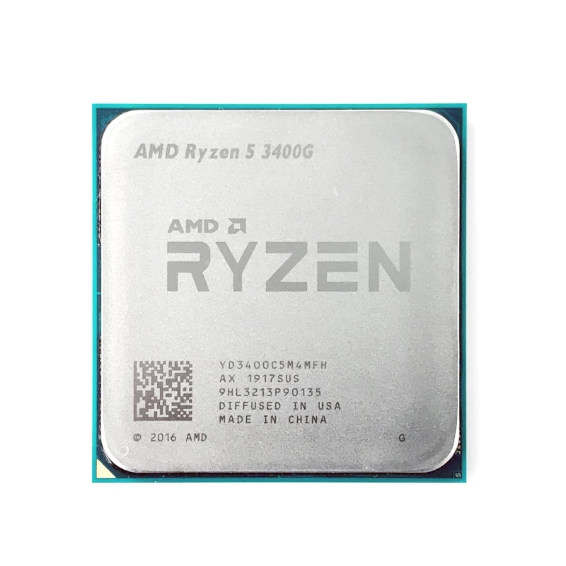 AMD Ryzen 5 3400G R5 3400G 3.7GHz Quad-Core Eight-Thread 65W CPU