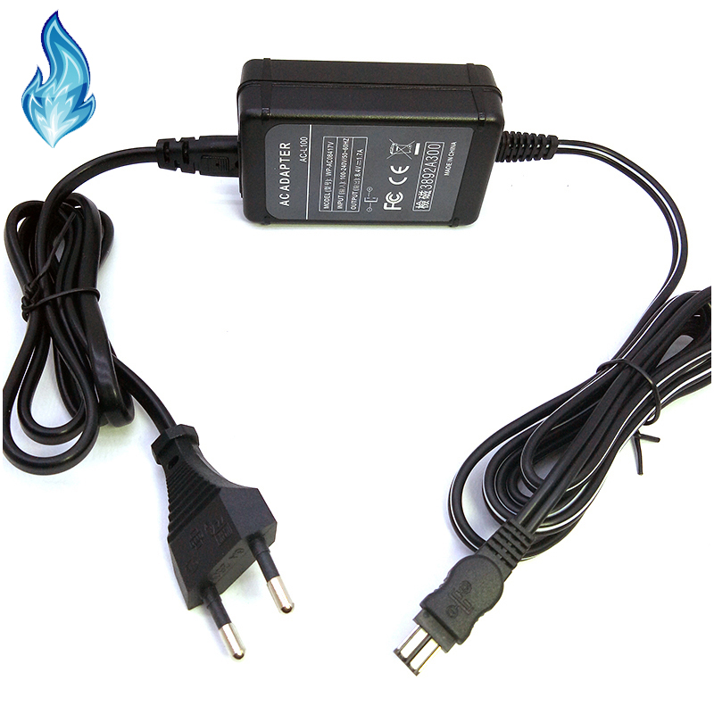 AC-L100 AC-L15カメラビデオカメラのac電源アダプタCCD-TR trv DCR-DVD