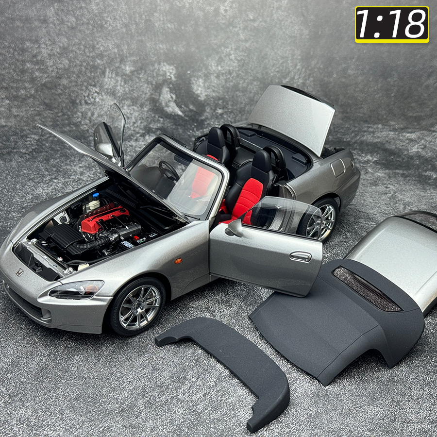 Motorhelix MH 1/18 scale Honda S2000 AP2 Alloy car model Attached