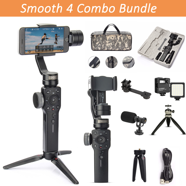 Zhiyun Smooth-4 スタビライザー ジンバル : Zhiyun Smooth 4 Gimbal
