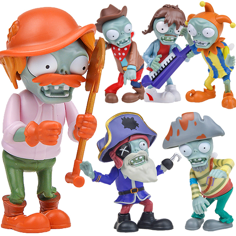 植物対ゾンビ2フルセットの噴出おもちゃスプリングブレーキピエロ