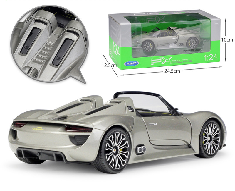 PORSCHE 918 Spyder 1/24 ScaleメタルドライブR/C PORSCHE 918 Spyder