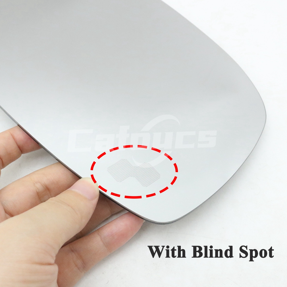 Exterior Door Side Wing Rearview Mirror Glass Lens With Blind Spot