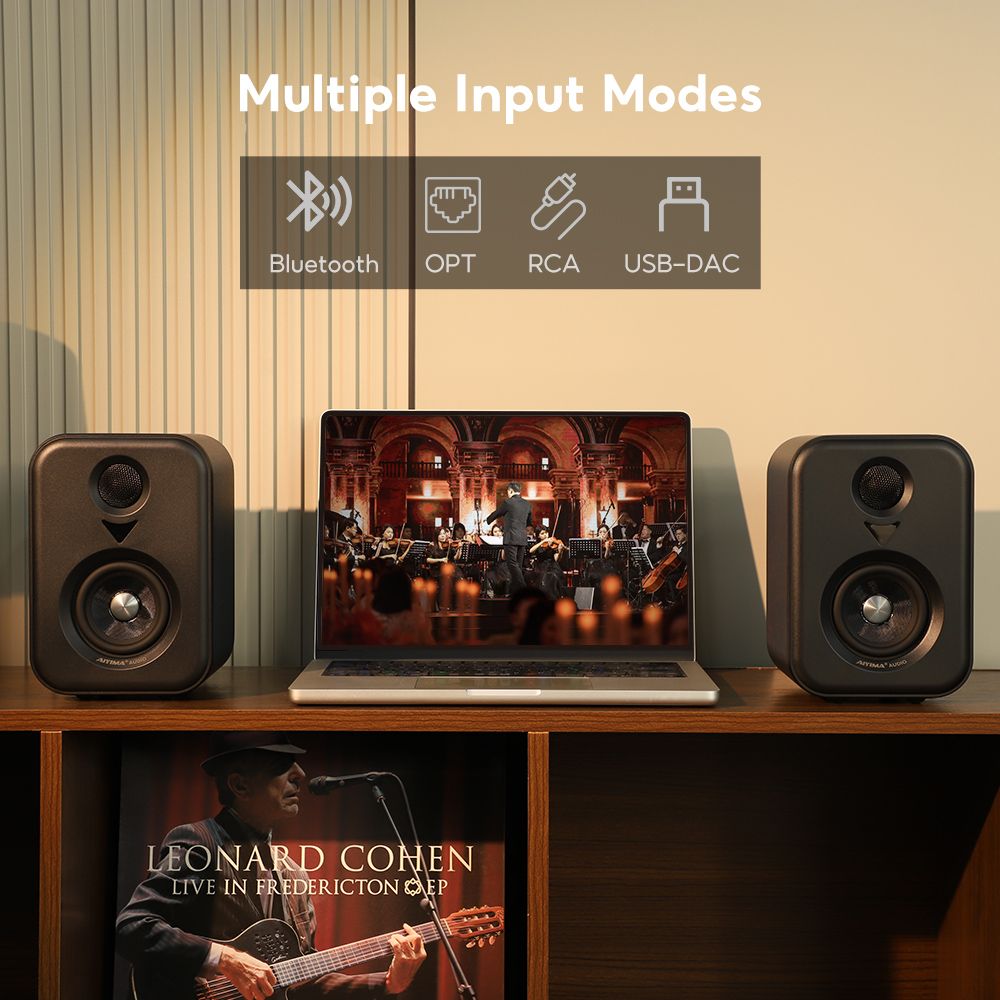 AIYIMA S600 アクティブスピーカー ブックシェルフ AIYIMA