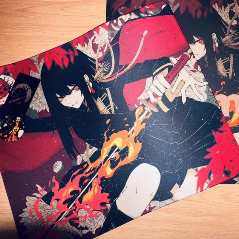 ABYSS GAMING 紅玉+DAIMON ゲーミングマウスパッド [490x420x3mm