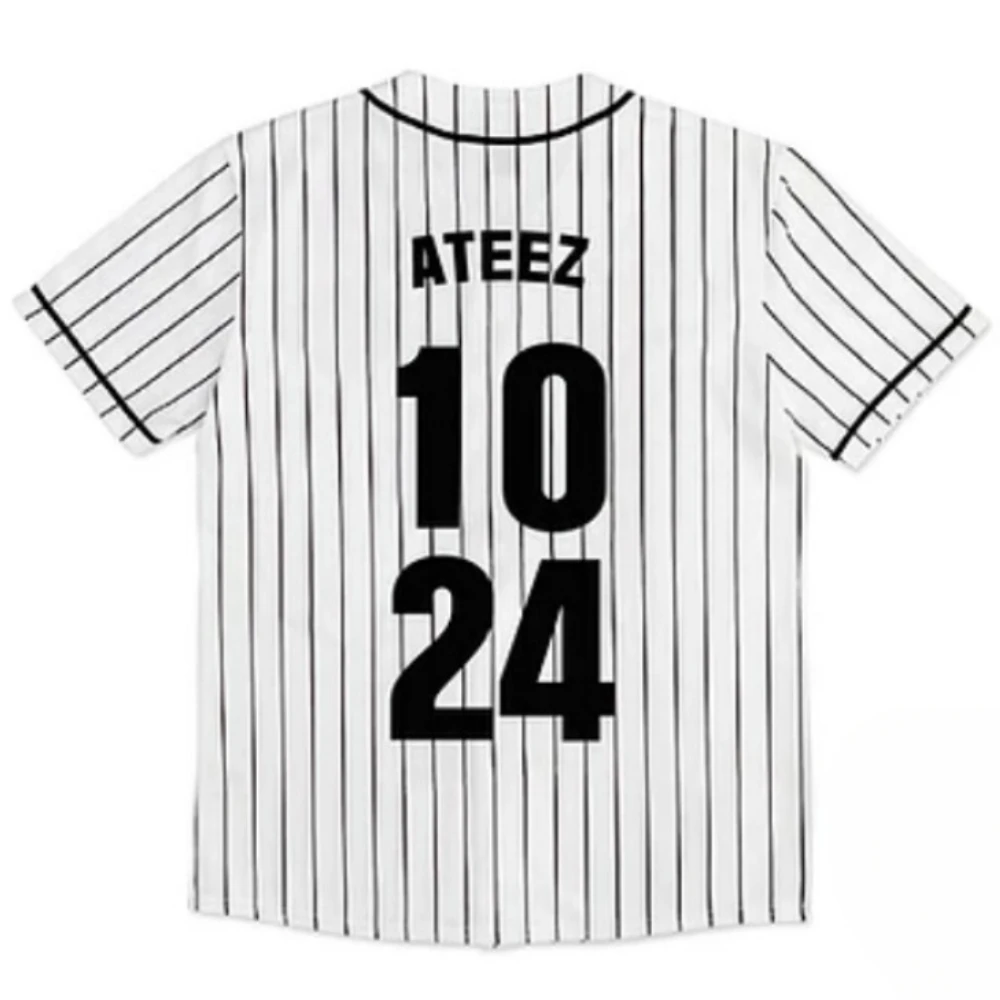 KPOP 2024 Ateez World Tour TOWARDS THE LIGHT Baseball T Shirt