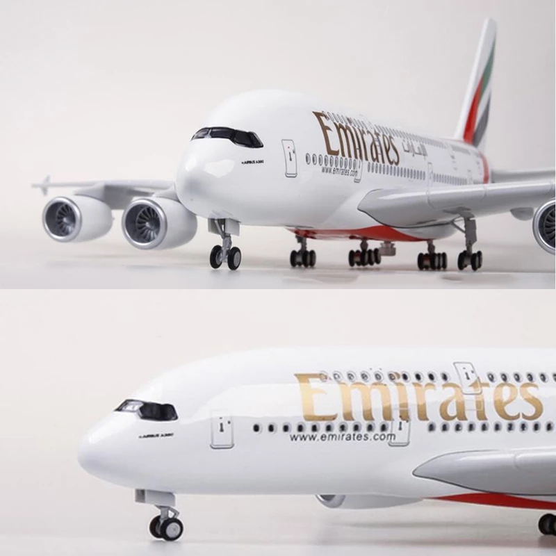エミレーツ航空 A380 1:160スケール 46cm 飛行機模型｜エアバス A380 1
