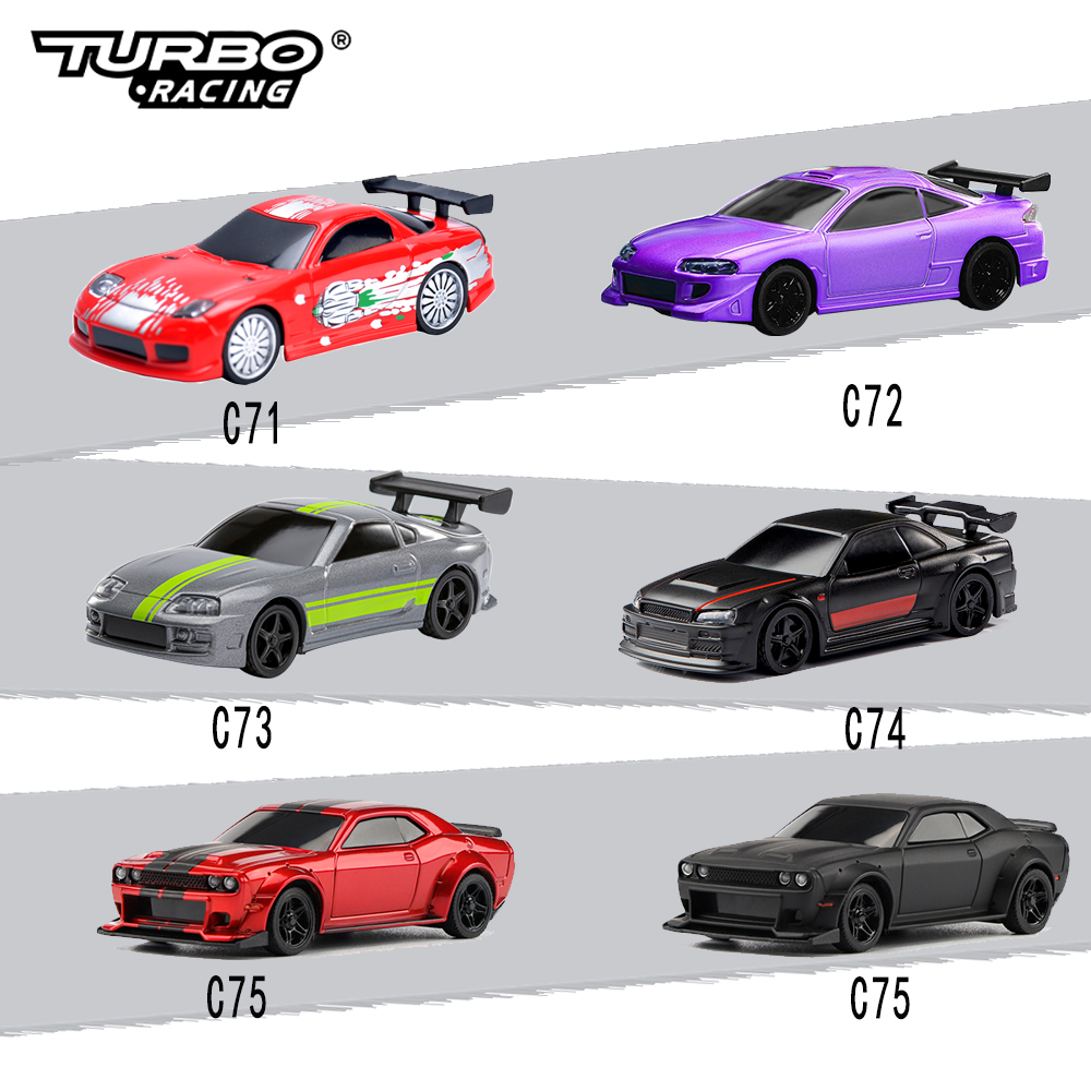 ターボレーシング 1:76 C71 C72 C73 C74 C75 RTR フラットランニング
