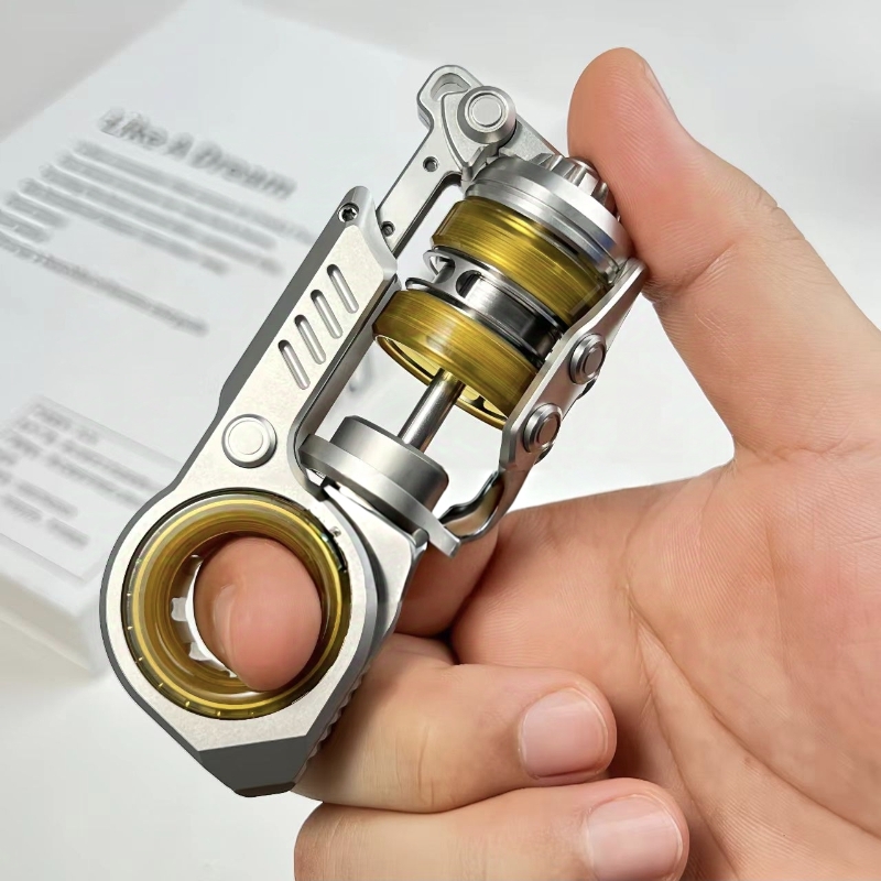 音叉内蔵 フィジェットトイ EDC グレネード型 フィジェット ハンドスピナー