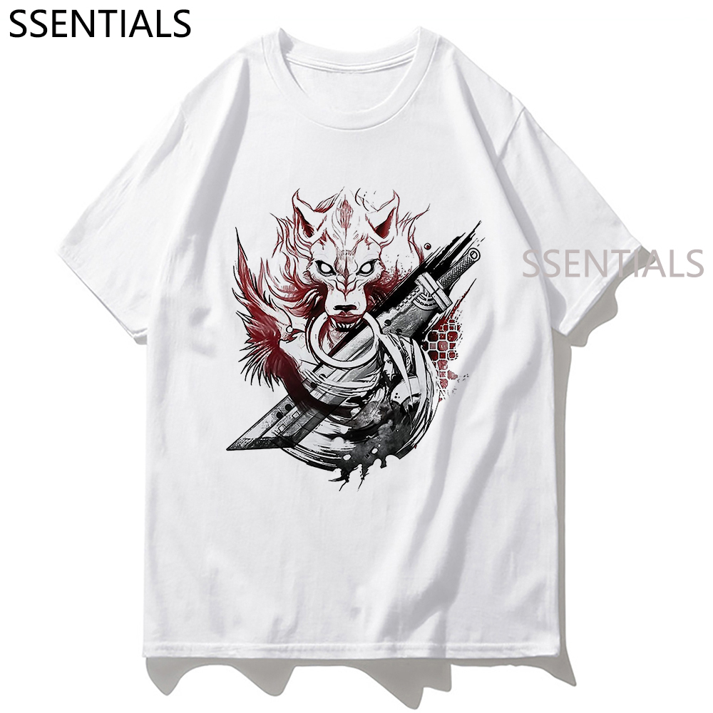 ファイナルファンタジーvii tシャツ男性/女性服原宿tシャツセフィロス