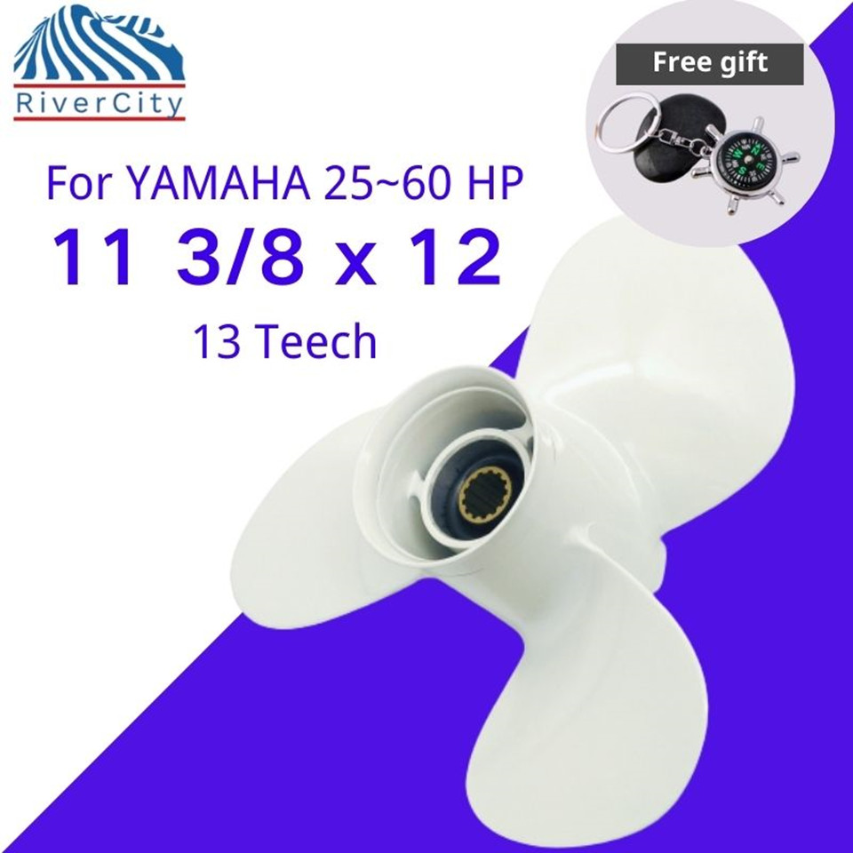Yamaha Outboard Propeller SouthMarine 9-7/8x13-F Aluminum