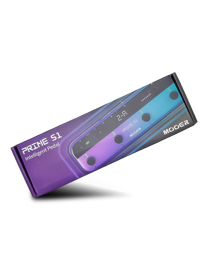 MOOER Guitar Pedal Prime S1 Effectors with 128 Guitar Effects Drum