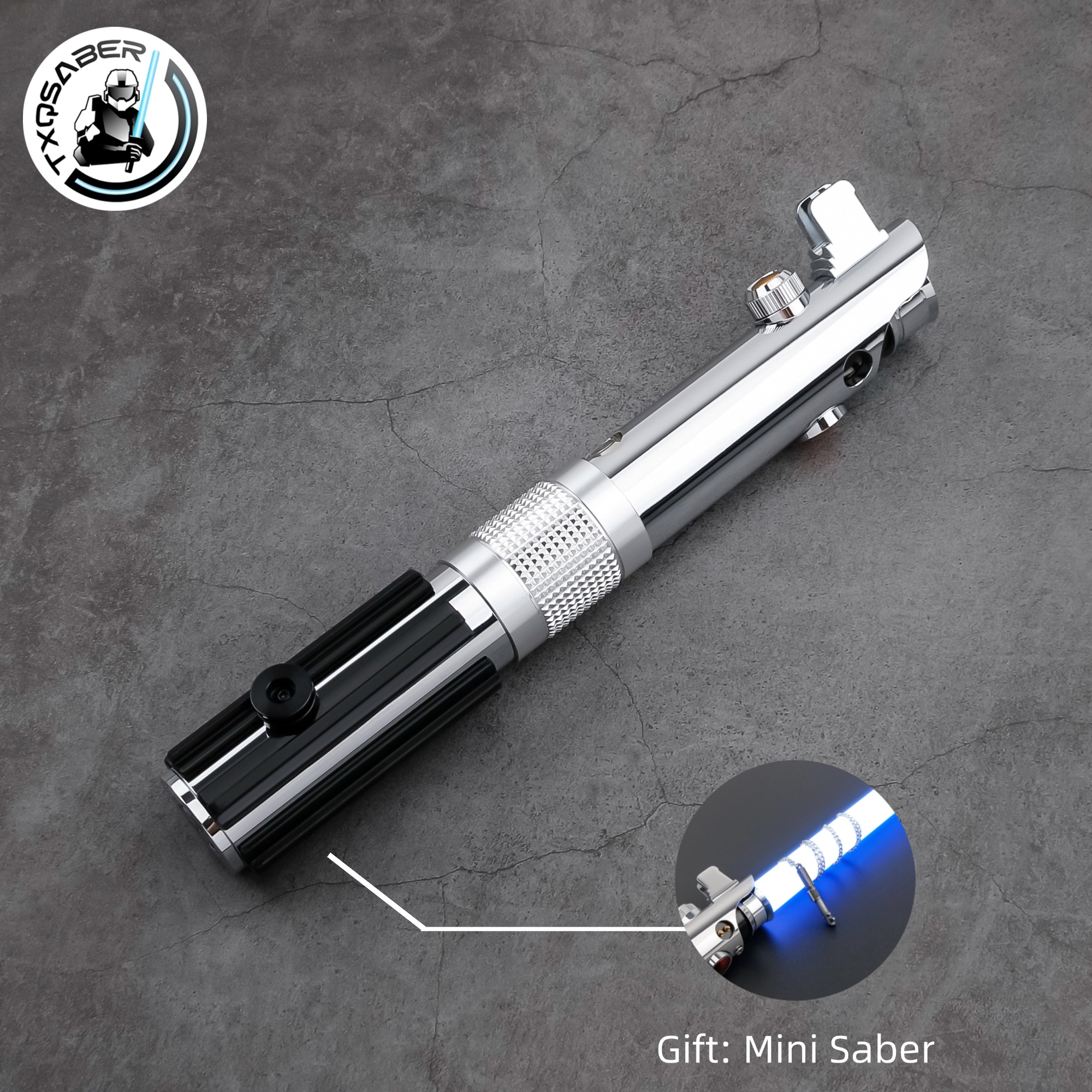 合金製ライトセーバー ダース・モール仕様 SWギミック 振動 音光 usb