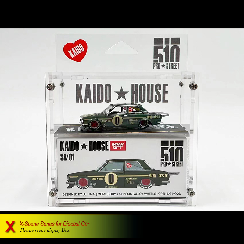 MINIGT KAIDO☆HOUSE アクリルケースセット 2個 中古 MINIGT KAIDO