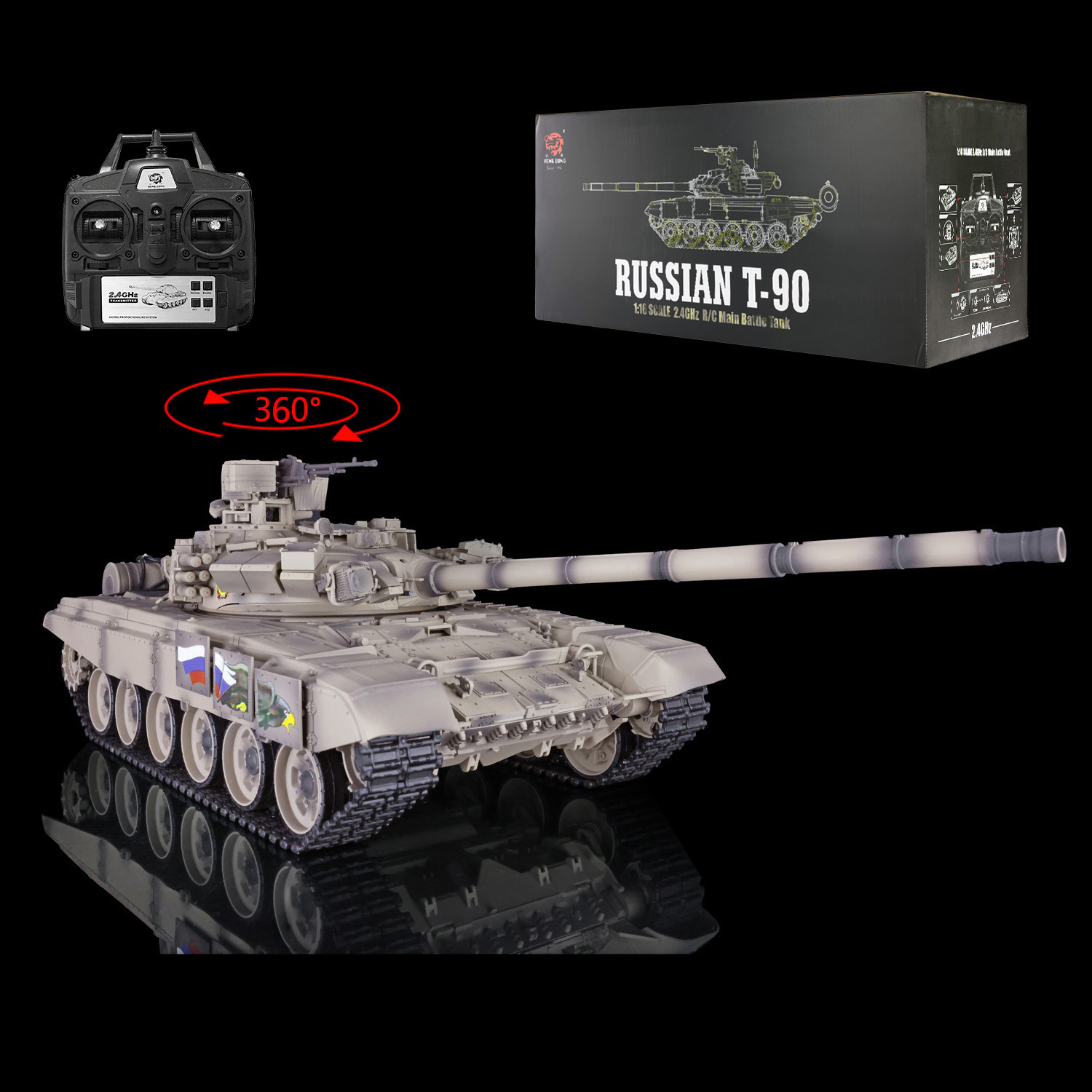 1/16戦車ラジコン ロシアT90 ヘンロン3938-1 基板7.0 Amazon