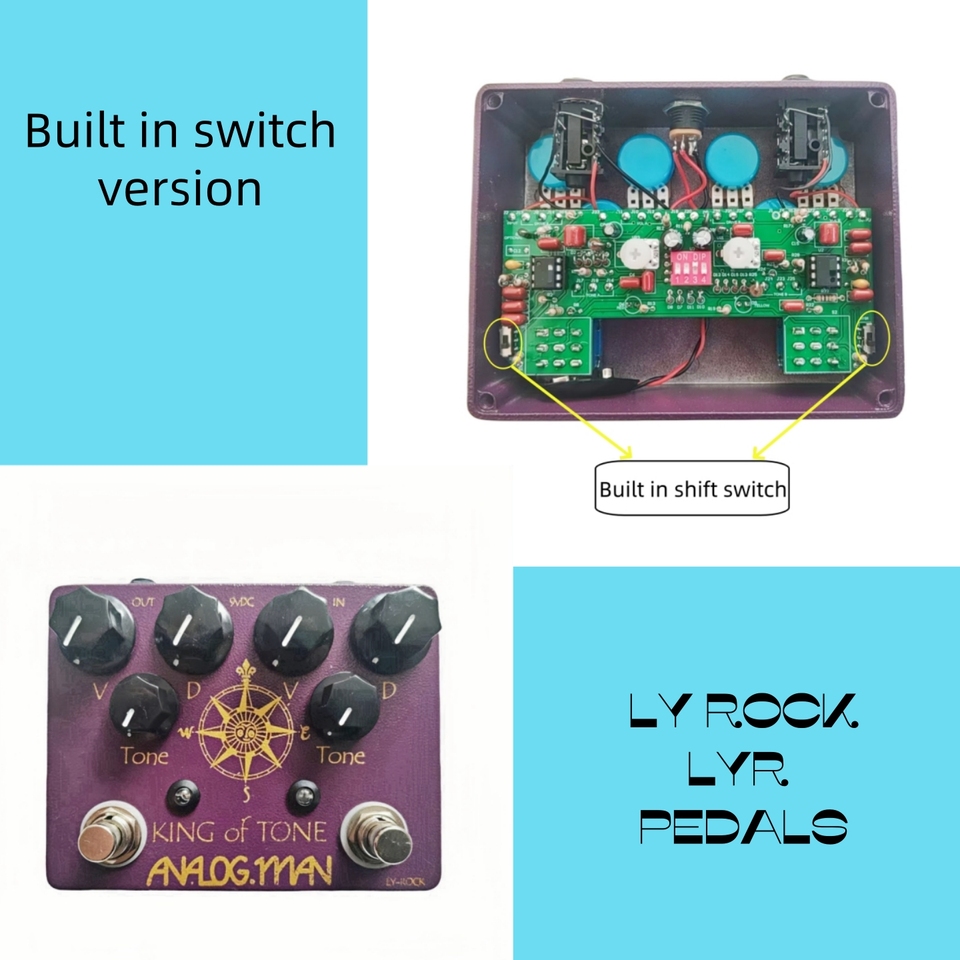 analogman king of tone LY-ROCKクローン LYR PEDALS ly rock ,Guitar