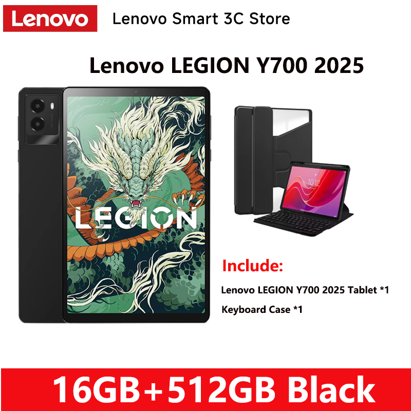 Lenovo LEGION Y700 2025 Tab Gen3 Gaming Tablet - Snapdragon 8 Gen