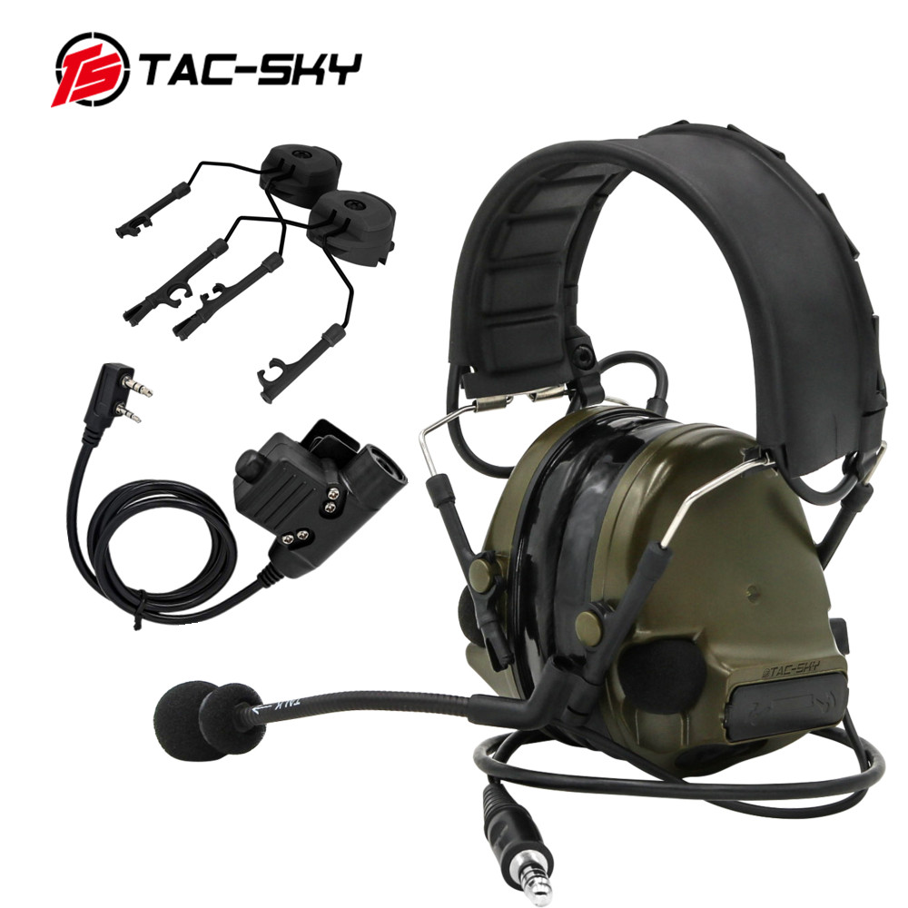 TAC-SKY COMAC III Hearing Protection Sound Amplifying Tactical