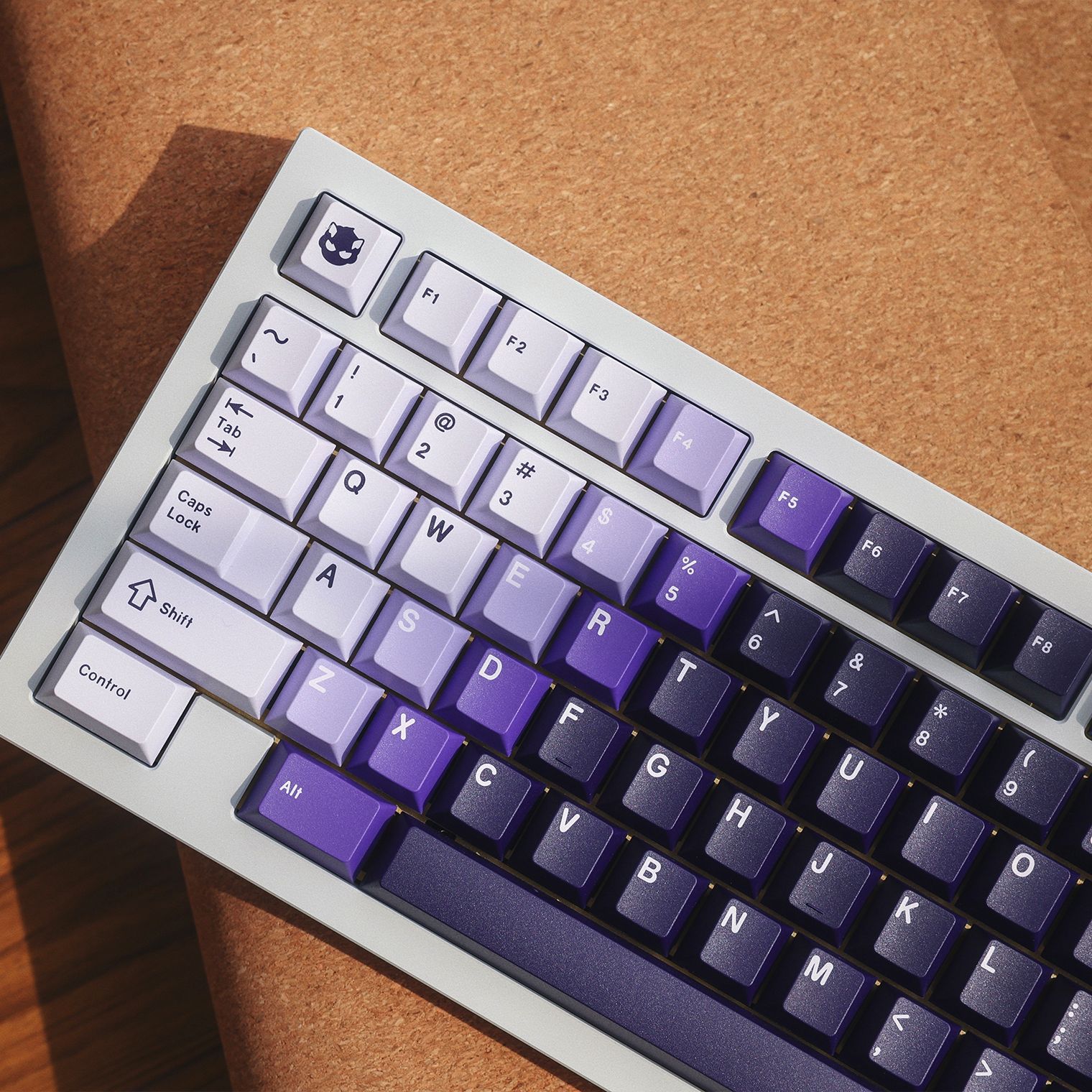 Keykobo-スタジオキーボード用の軽量メカニカルキーキャップ,ダブル