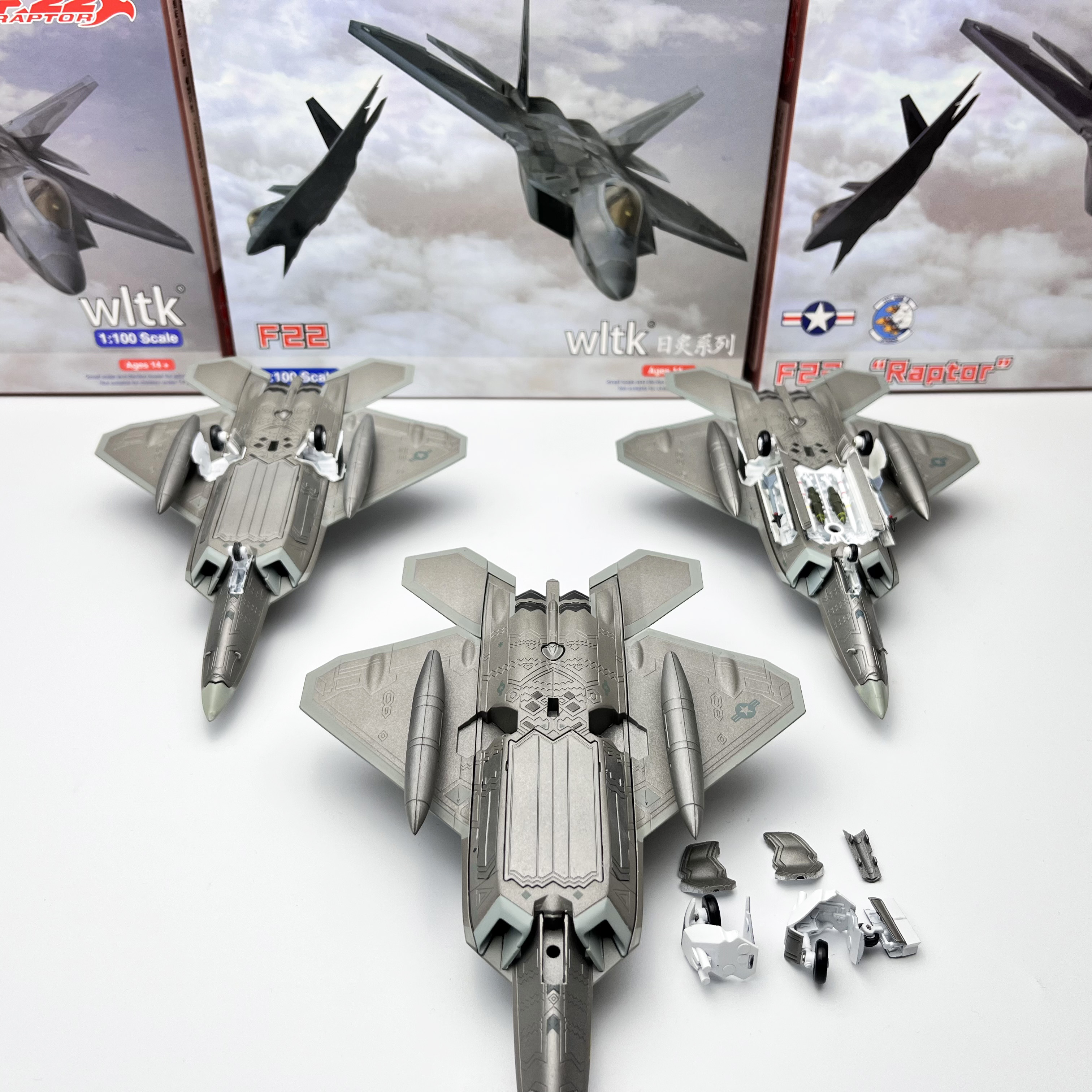 エアファイターズコレクション F-22 ラプター 1/100 Amazon.co.jp: F