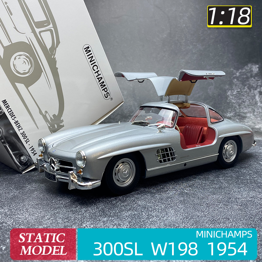 Minichamps Diecast model 1:18 300SL W198 1954 Classic classic car