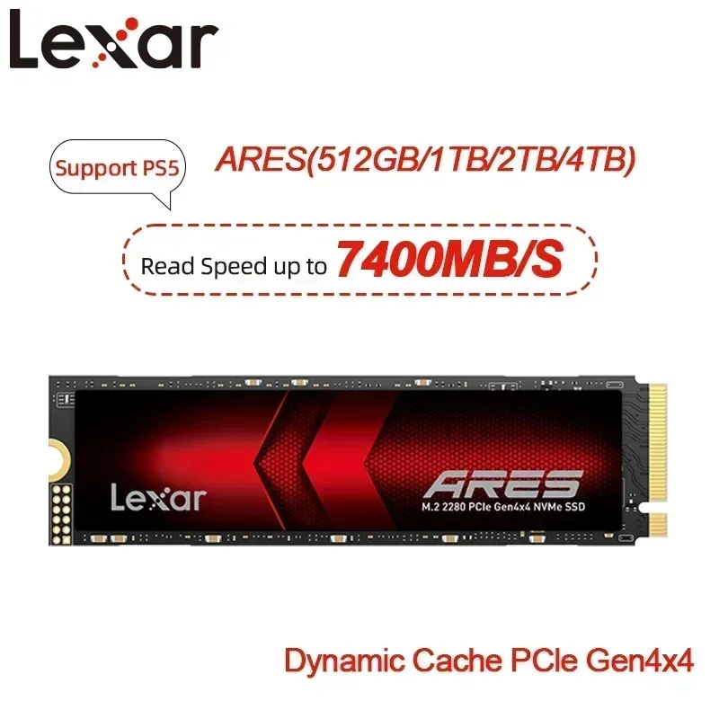 Lexar ssd nvme m2 512GB1TB 2TB M.2 2280 PCIe 4.0x4 Internal Solid