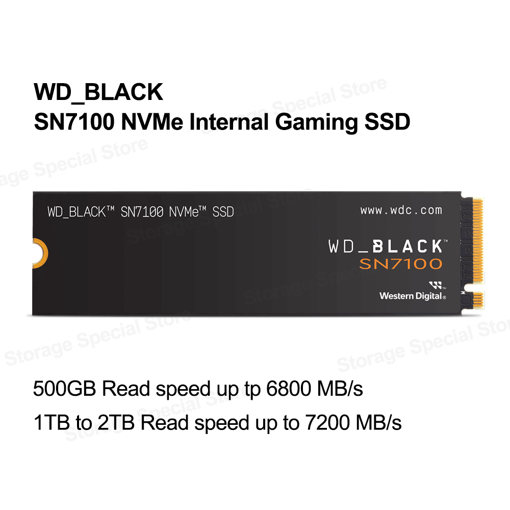 内蔵型SSD WD Black SN7100 2TB NVMe SSD 1TB WD_BLACK SN7100 NVMe