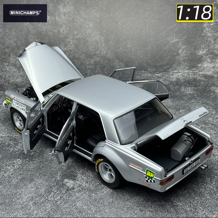 ミニチャンプス 1/18 ベンツ300 SEL 6.8 ADAC 24H