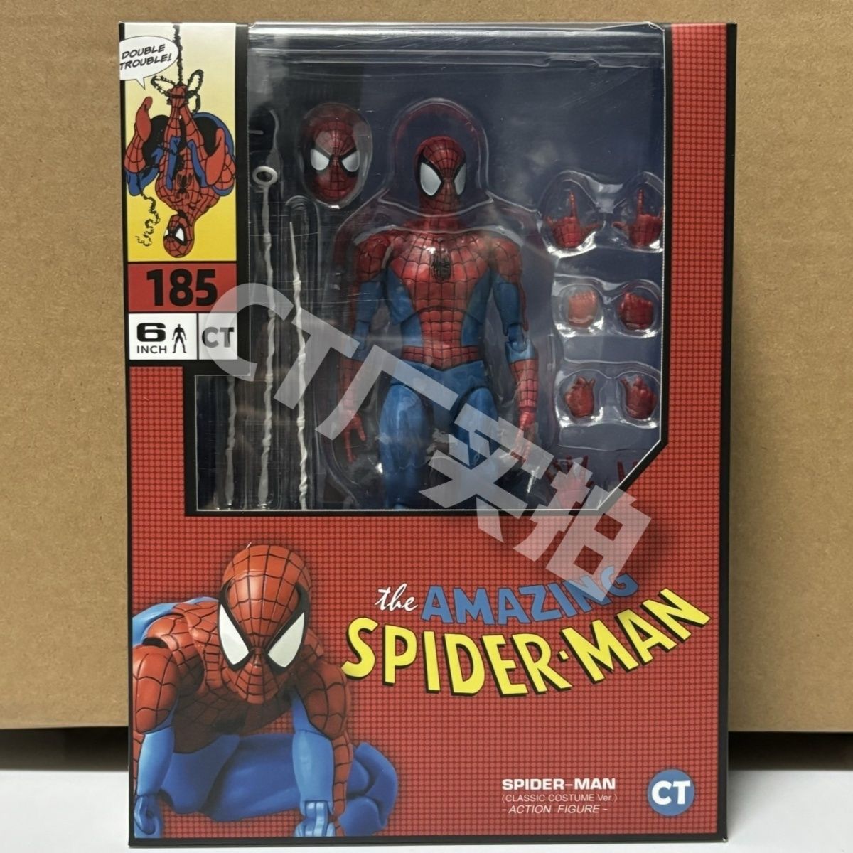 MAFEX-スパイダーマンのアクションフィギュア,古典的なコスチューム