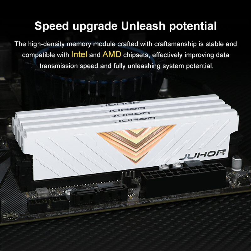 JUHOR Desktop Memory DDR4 8GB 16GB 3200MHz 3600MHz 16GBX2 8GBX2