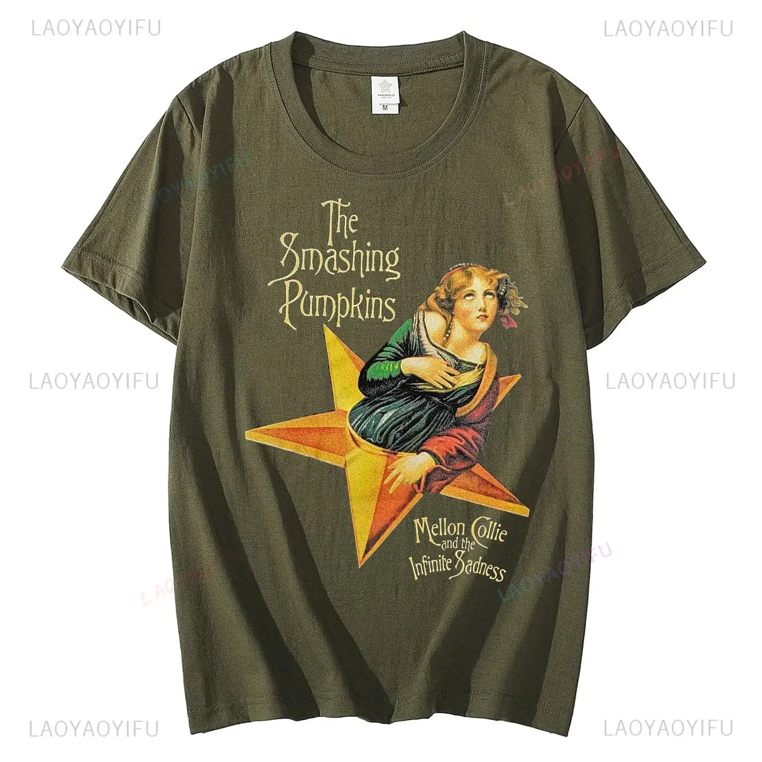 2024 Summer The Smashing Pumpkins Tops 100%Cotton Rock T-SHIRT