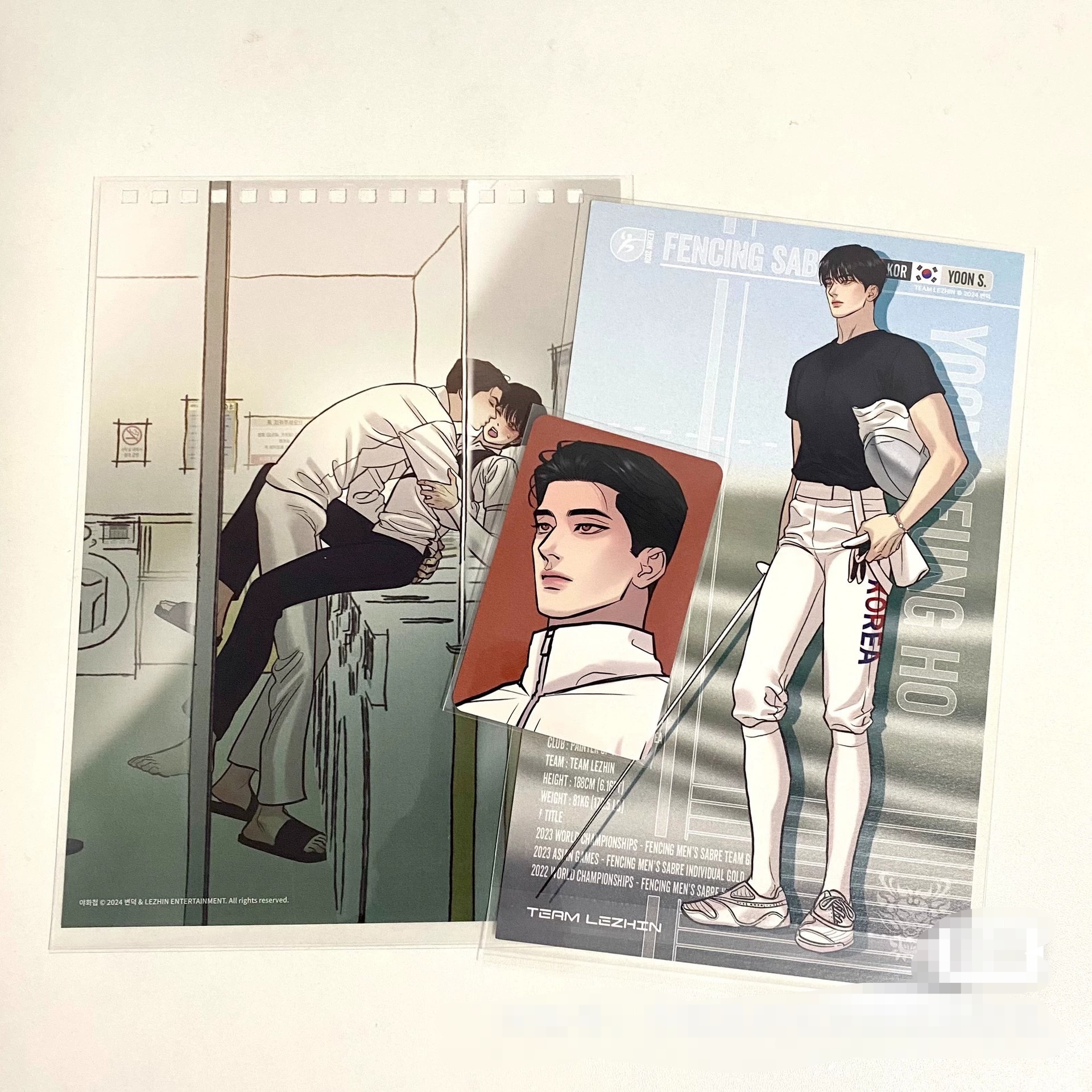 2024 Official Team Lezhin Calendar Single IP Set Jinx/Painter of