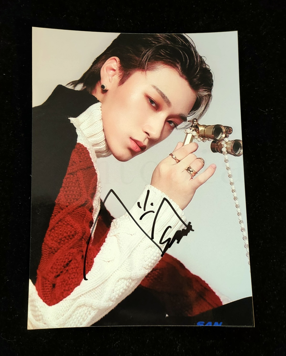 ATEEZ ヨサン サインチェキ ATEEZ ヨサン 直筆サイン入り チェキ ATEEZ