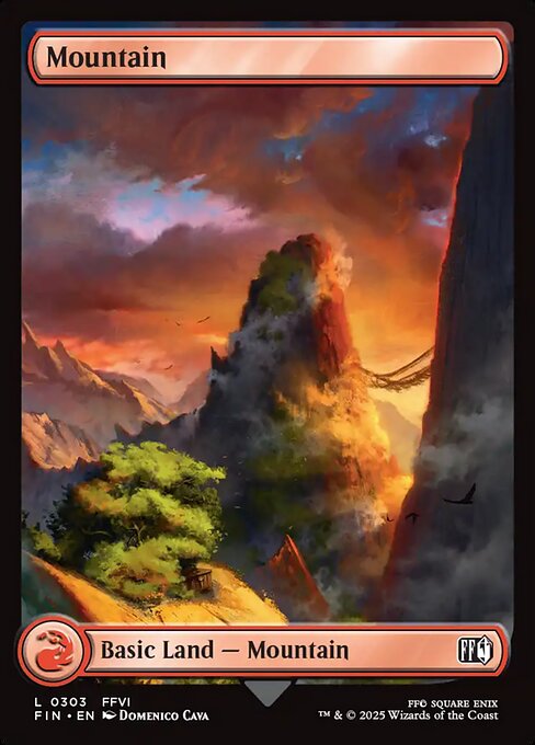 MTG Mountain 山 基本土地 アラビアンナイト MTG Mountain 山基本土地