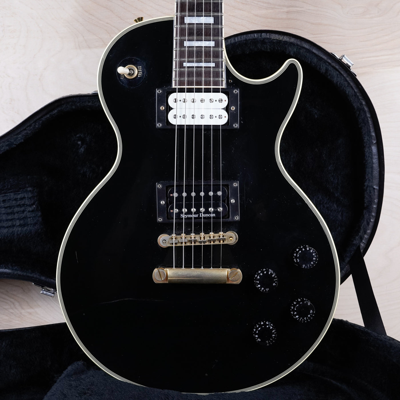 Epiphone LPC-80 Les Paul Custom MIJ 2000 Ebony Made in Japan w