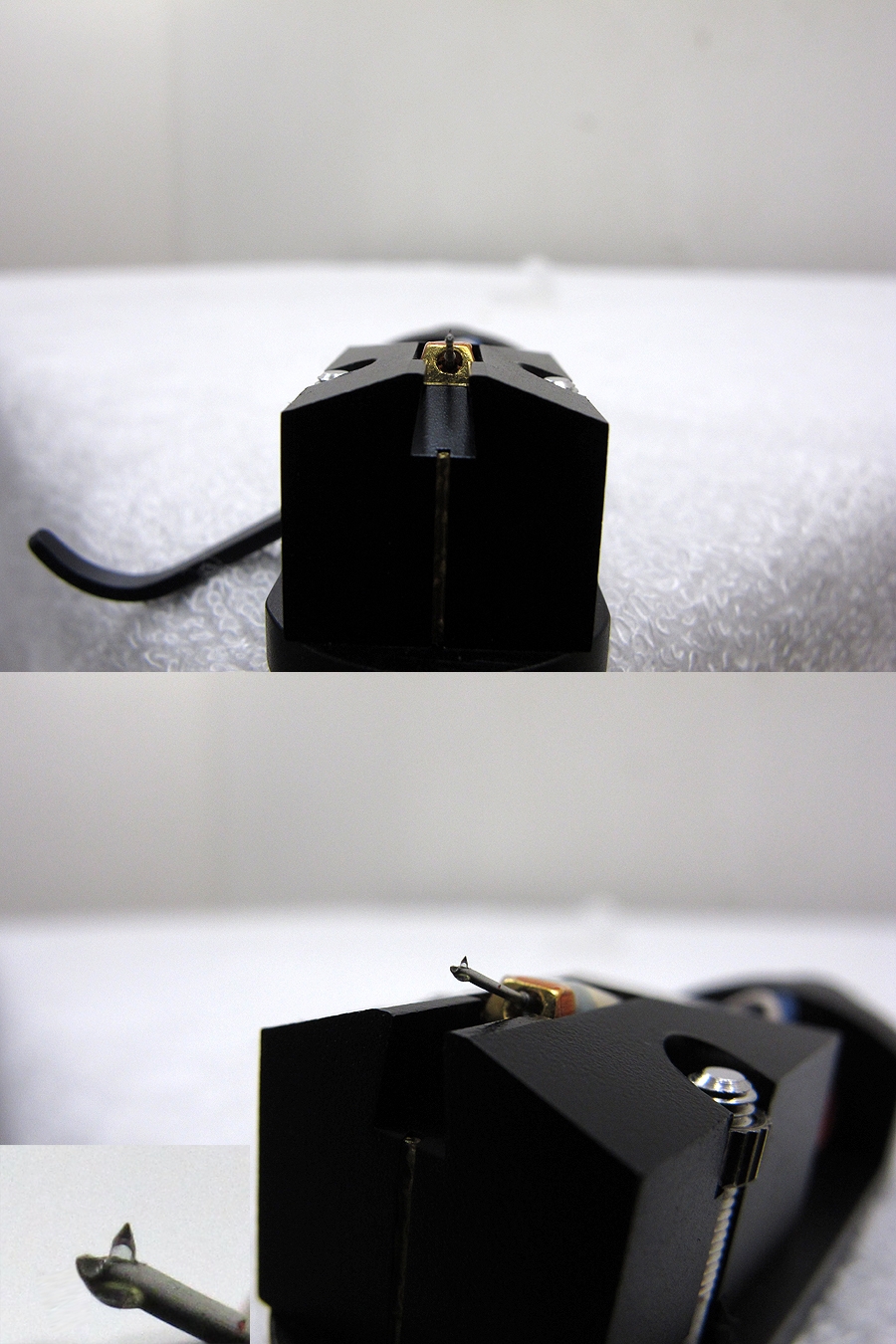 デノン DENON DL-103R MCカートリッジ ヘッドシェル付き @27427 / 中古