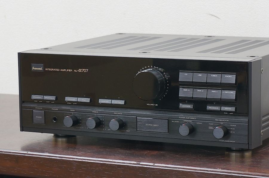 ひ*男様 AU-707 アンプ ブラック ひ*男様 AU-707 アンプ ブラック さ