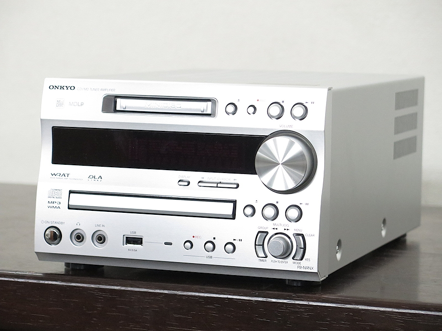 動画有り】ONKYO コンポ FR-N9 CD/MD/FM/AM 確認済み リモコン・説明書