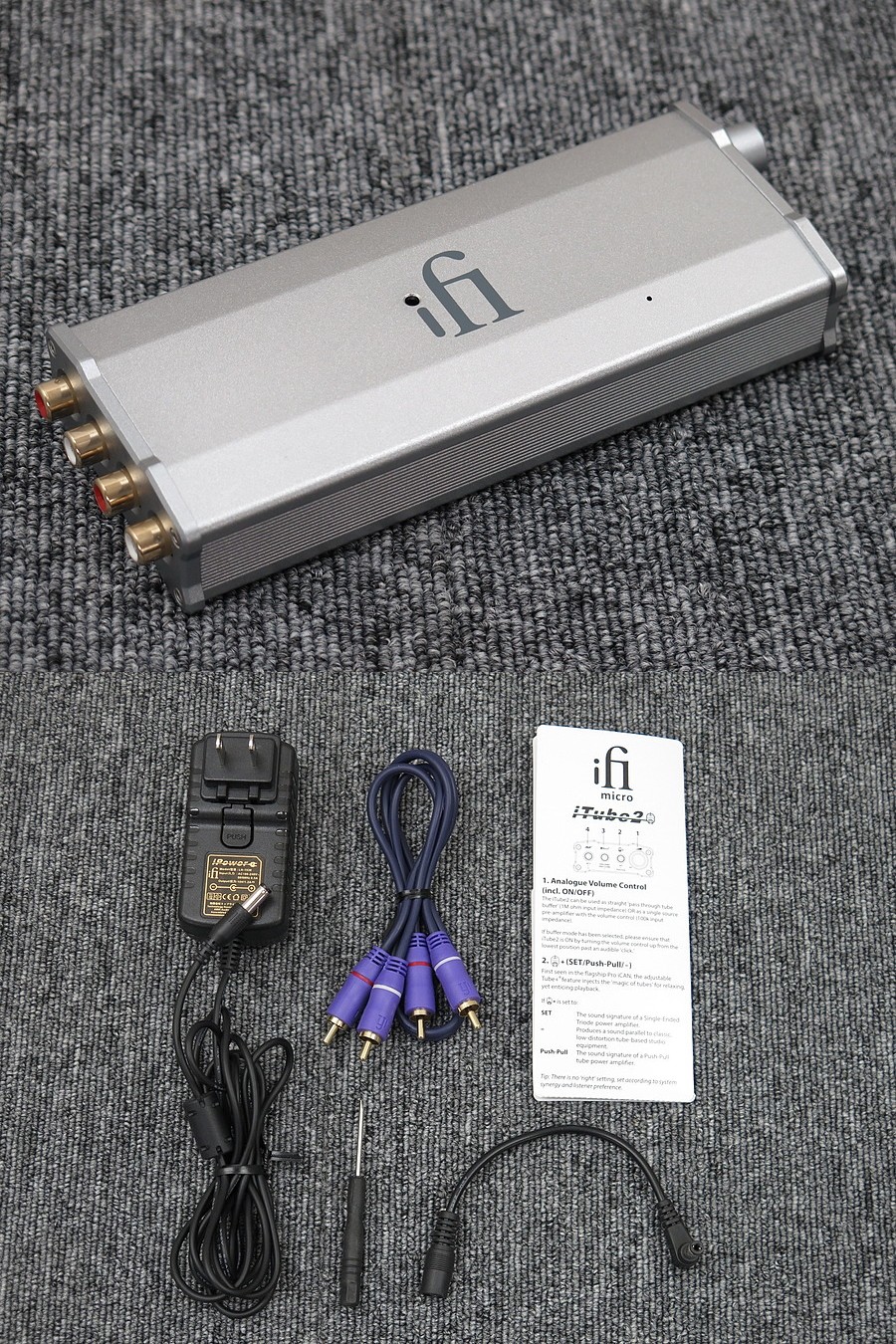 アイファイ オーディオ ifi audio micro iTube2 プリアンプ 元箱付