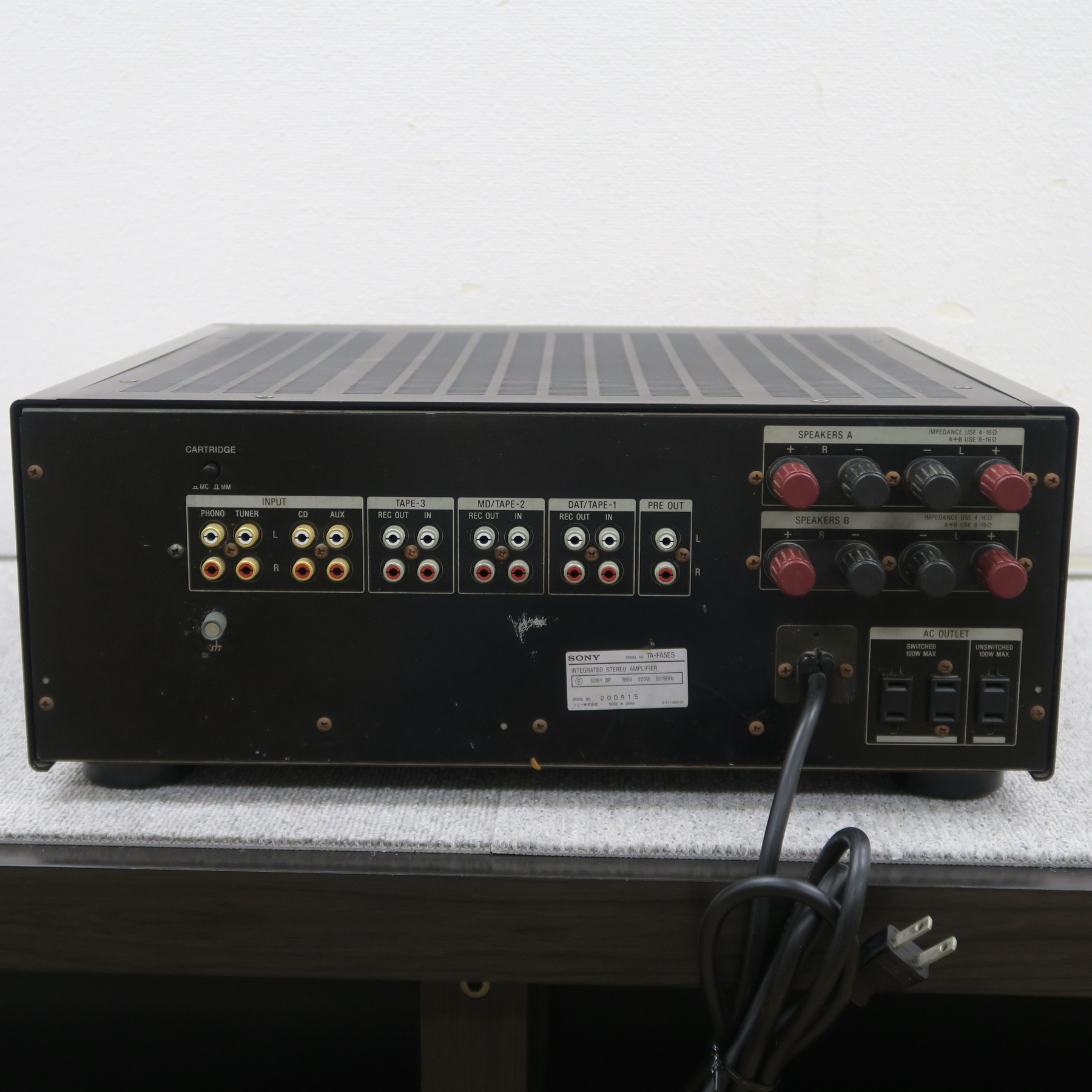 Sony FA5ES AVアンプ SONY TA-FA5ES Integrated Stereo Amplifier Amp