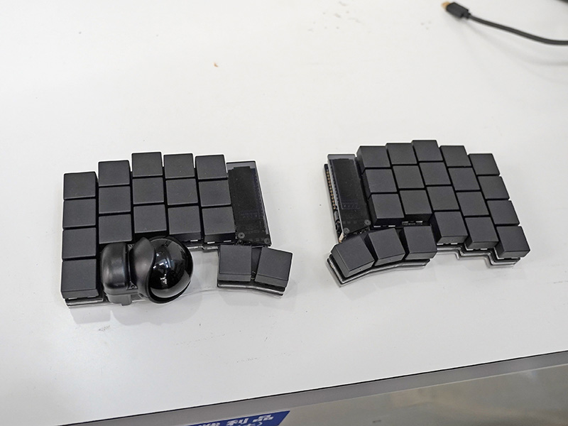 Keyball44 自作キット ホワイト / ケース付き Keyball44完成品