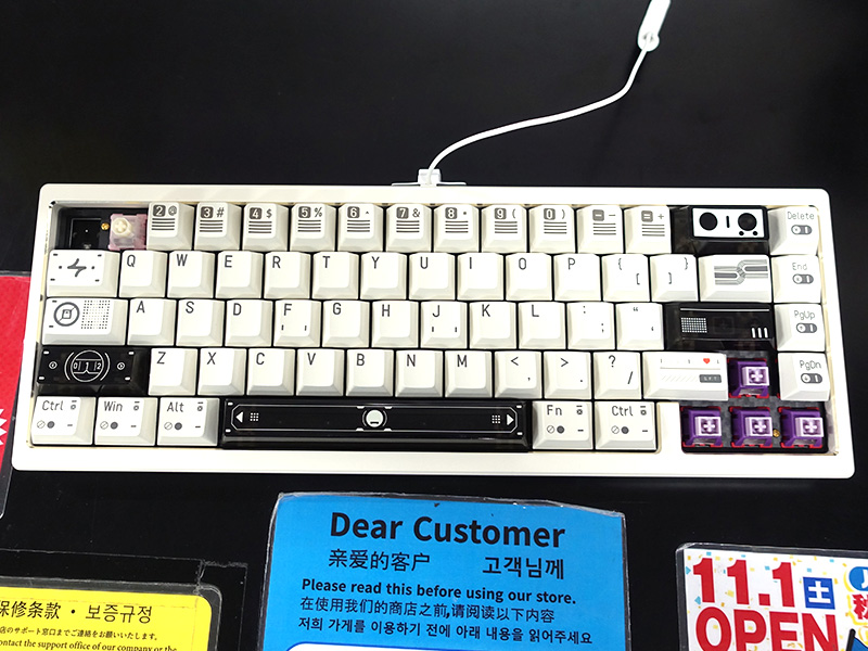 65%レイアウトの金属筐体ラピッドトリガー対応キーボード「ZEN 65 RT