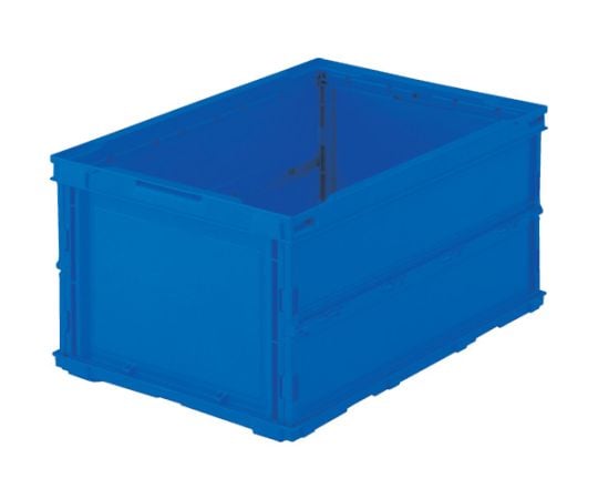 61-3182-14 薄型折りたたみコンテナ オリコン 30L ダークブルー ダーク