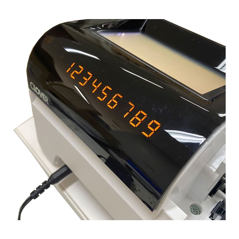 CLOVERレジスター 8部門 JET 320R ホワイト 店舗用レジ CLOVER