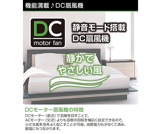DCモーター 30cm壁掛け扇風機（リモコン） ホワイト YWX-BGD301(W