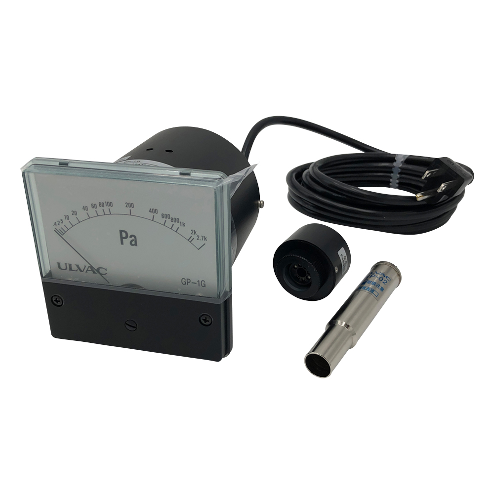 2-081-03 ピラニ真空計 GP-1Gケース付＋測定子WP-03 GP-1G（ケース付き
