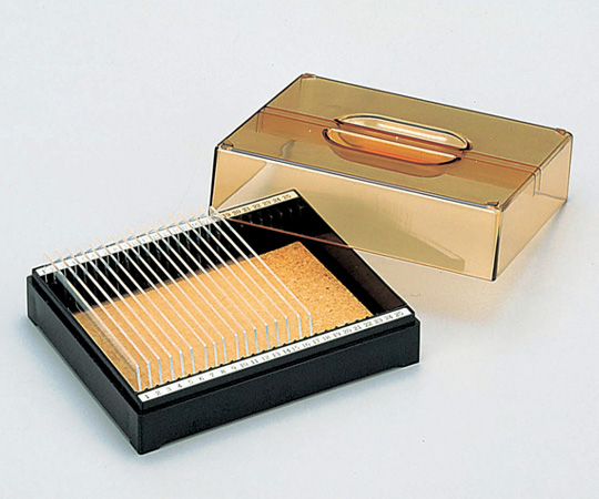 2-160-01 プレパラートケースフタ付き 93×113×44mm PG-S01 【AXEL