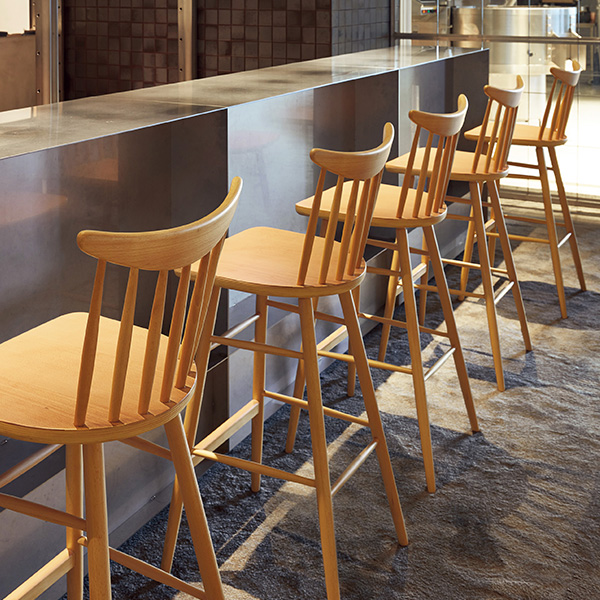 CRES】セトルカウンター SETTLE | aides.jp | 業務用椅子・店舗家具の